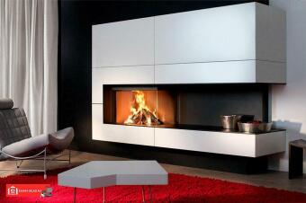 Каминная топка Kalfire W90/47C (R)  в Перми