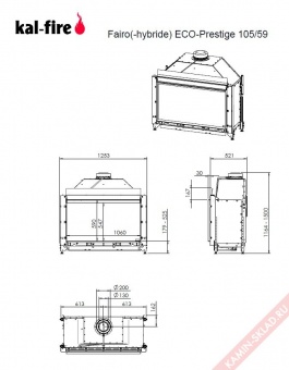 Чертеж для Fairo ECO-prestige 105-59