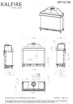 Чертеж для Kalfire GP115/75S