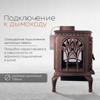 Чугунная печь Forest Bronze в Перми