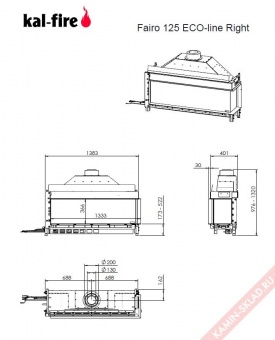 Чертеж для Fairo ECO-line 125 corner