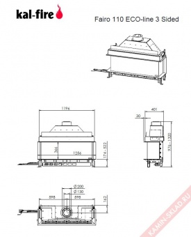 Чертеж для Fairo ECO-line 110 3-sided