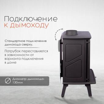 Чугунная печь Canada Black в Перми