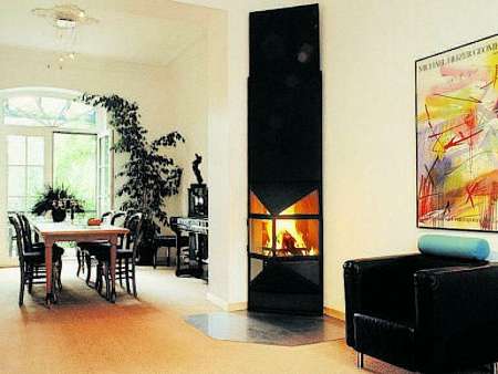 Высокий камин