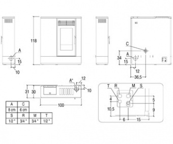 Чертеж для P185 THERMO