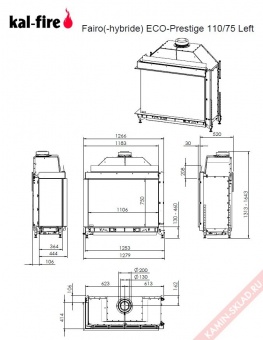 Чертеж для Fairo ECO-prestige 110-75 corner