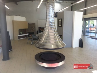 Дровяной камин EVA 992 центральный, открытый в Перми