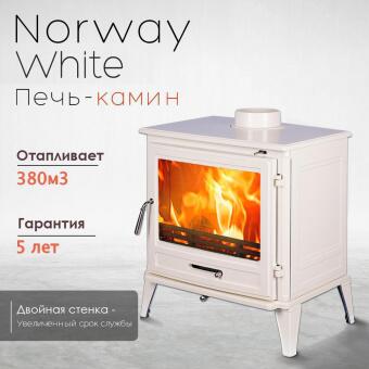 Чугунная печь Norway White в Перми