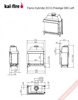 Чертеж для Fairo ECO-prestige 80 corner