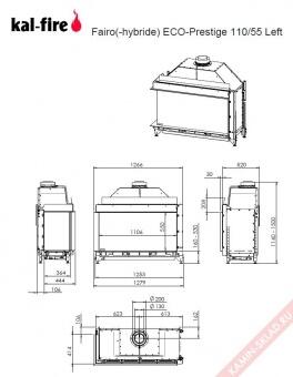 Чертеж для Fairo ECO-prestige 110-55 corner