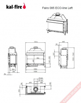 Чертеж для Fairo ECO-line 90 3-sided