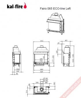 Чертеж для Fairo ECO-line 65 corner