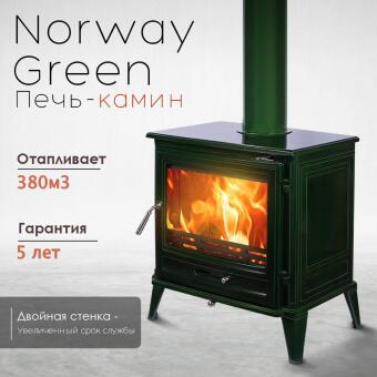 Чугунная печь Norway Green в Перми