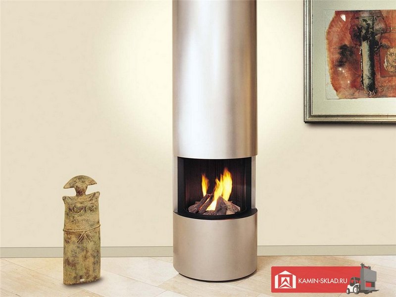 круглый камин болей