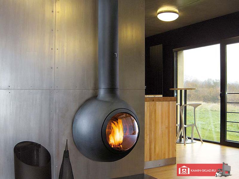 камин выпуклый