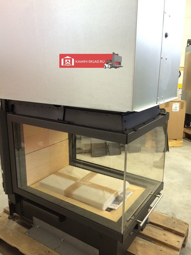 топка с тремя стеклами